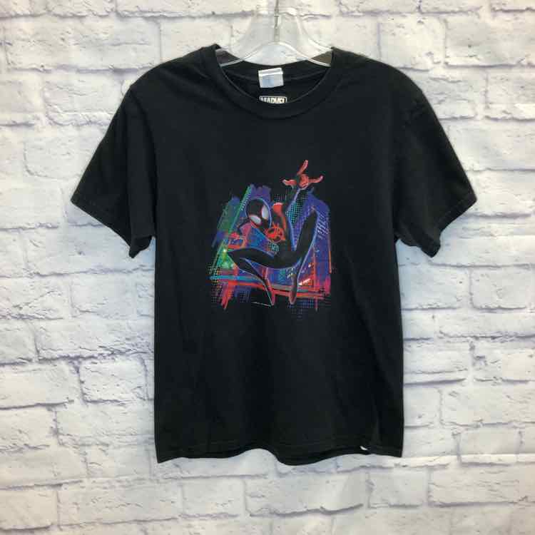 Spiderman Black Size 12 Boys Short Sleeve Shirt