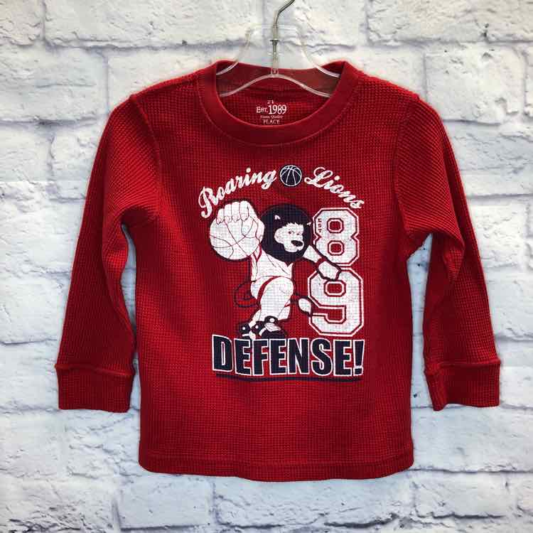 Childrens Place Red Size 2T Boys Long Sleeve Shirt