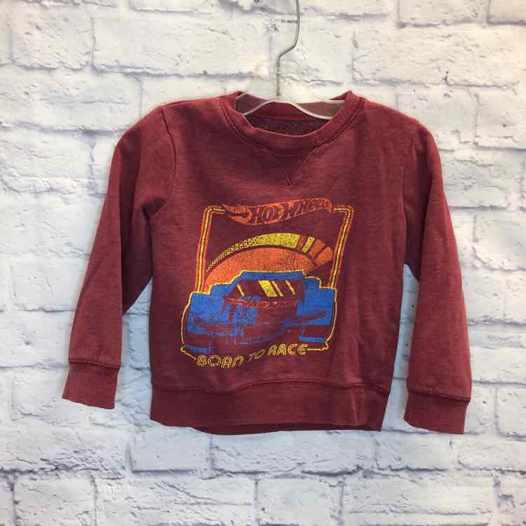 Hot Wheels Red Size 5 Boys Sweatshirts/Hoodie
