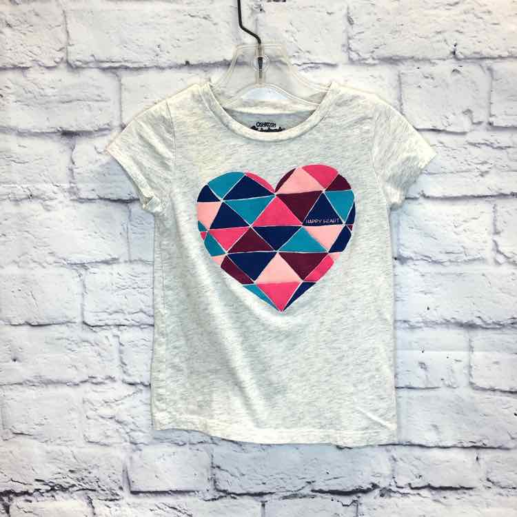 Oshkosh Gray Size 3T Girls Short Sleeve Shirt