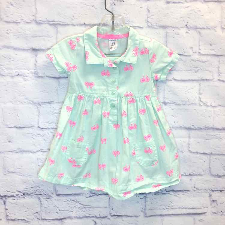 Carters Green Size 18 Months Girls Dress