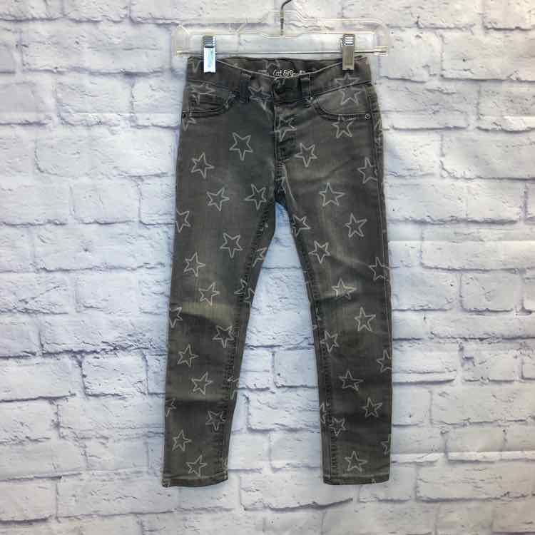 Cat & Jack Gray Size 5 Girls Jeans