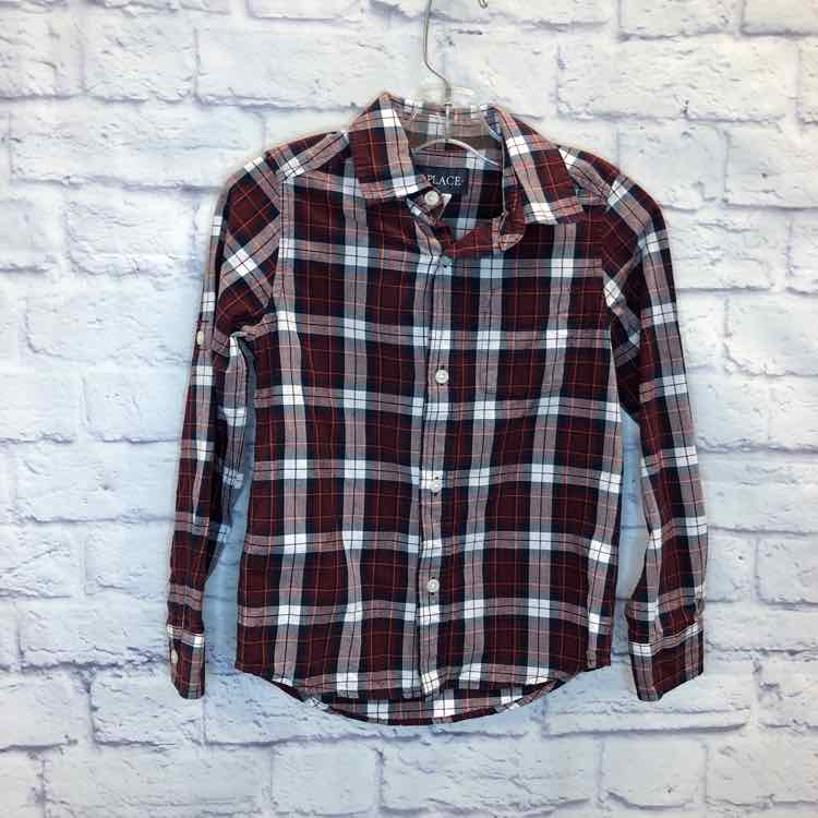 Childrens Place Plaid Size 5 Boy Polo or Button Down