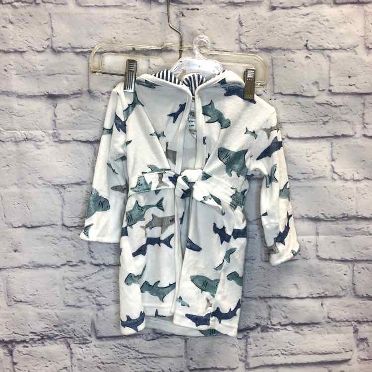 Just One You White Size 0-9 Months Boys Bathrobe
