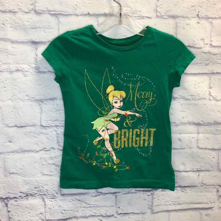 Disney Store Green Size 5 Girls Short Sleeve Shirt