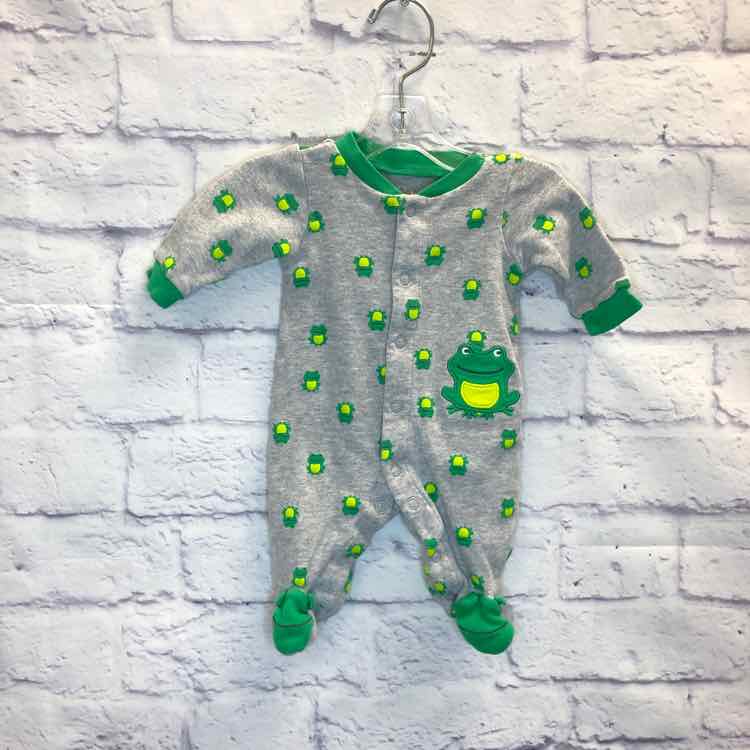 Just One You Gray Size Newborn Boys Sleeper