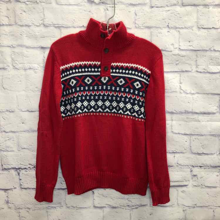 Childrens Place Red Size 7 Boys Sweater