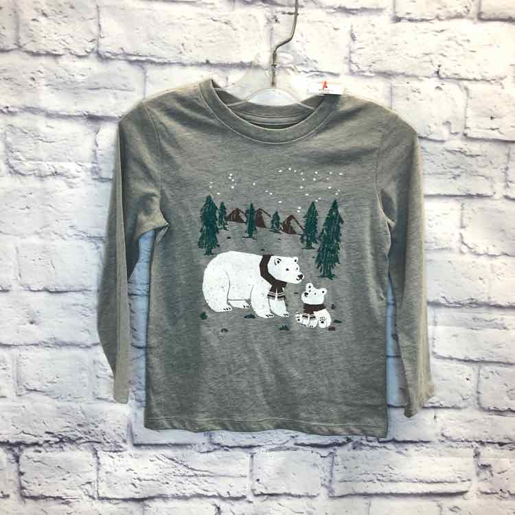 Cat & Jack Gray Size 4T Boys Long Sleeve Shirt