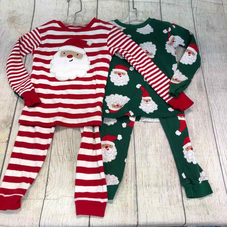 Carters Red & Green Size 4T Boys Pajamas