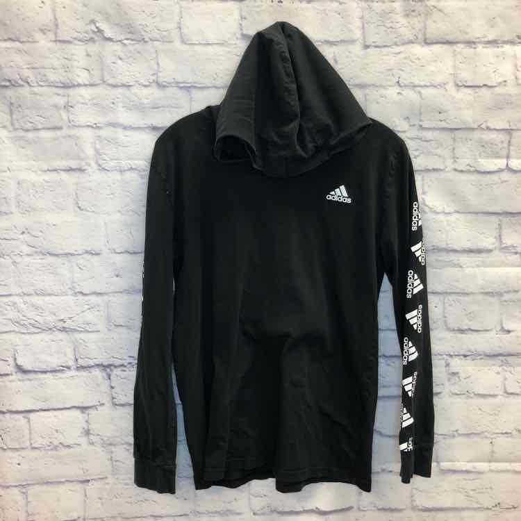 Adidas Black Size 14 Boys Long Sleeve Shirt