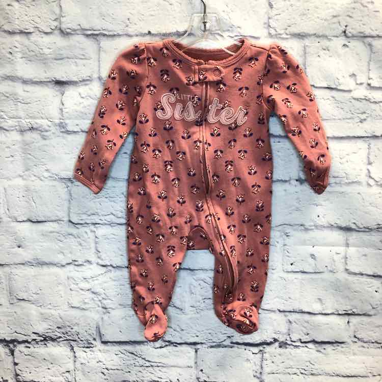Carters Pink Size 3 Months Girls Sleeper