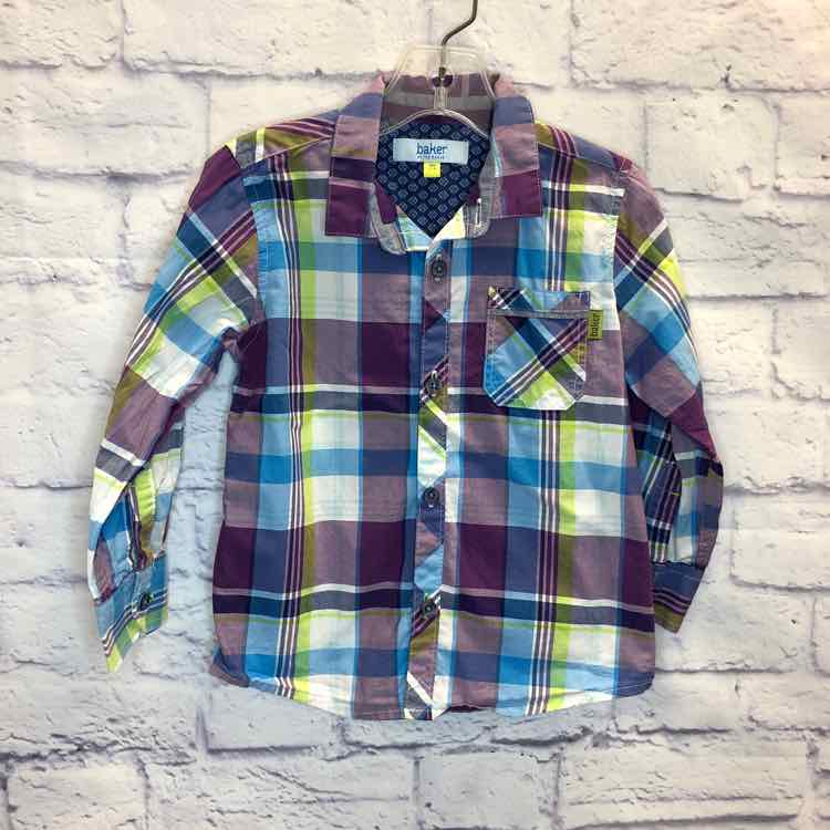 Baker Plaid Size 3T Boy Polo or Button Down