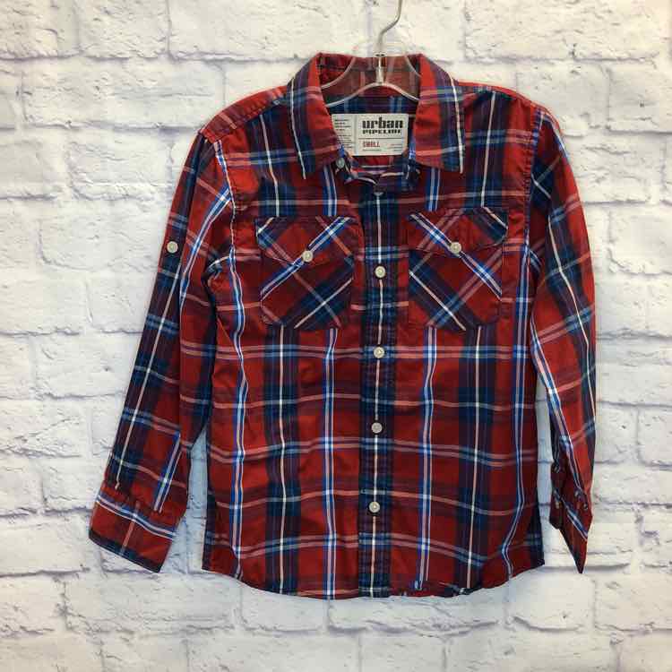 Urban Pipeline Red Size 8 Boy Polo or Button Down