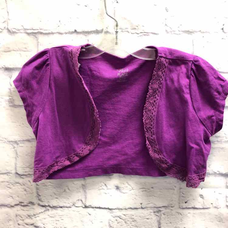 Childrens Place Purple Size 7 Girls Short Sleeve Shirt