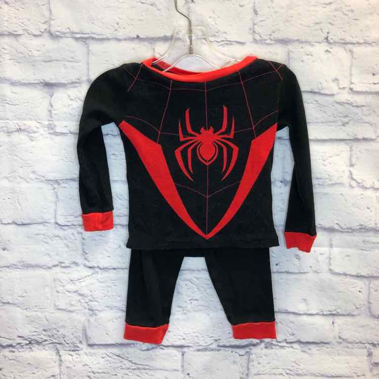 Spiderman Black Size 2T Boys Pajamas