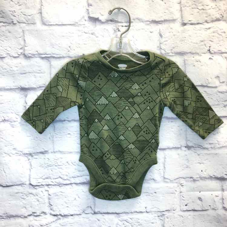 Old Navy Green Size 0-3 Months Boys Bodysuit
