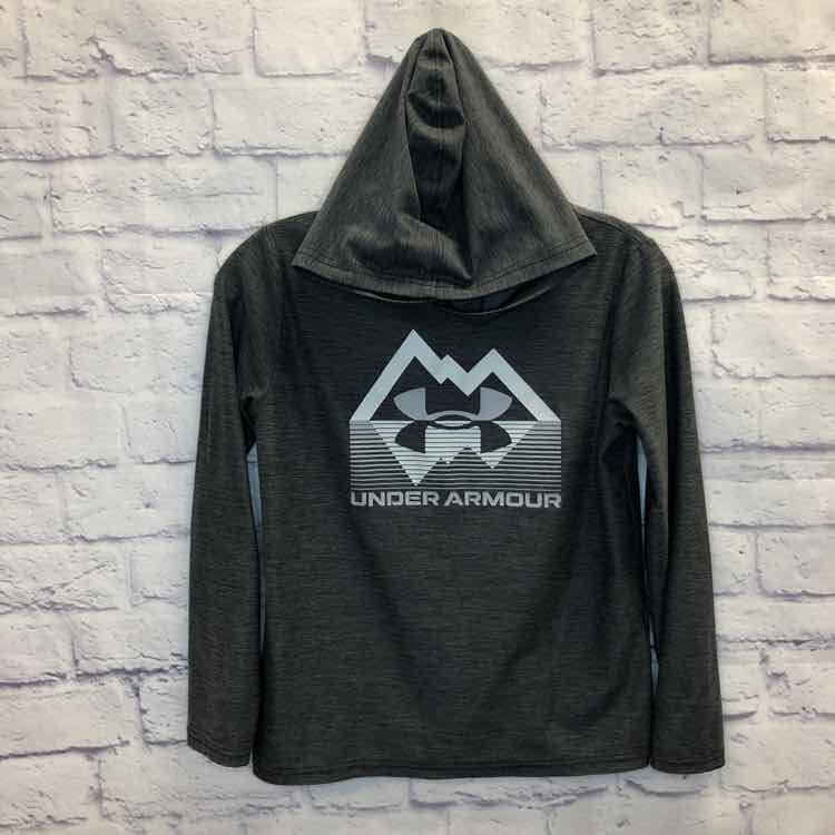 Under Armour Gray Size 10 Boys Long Sleeve Shirt