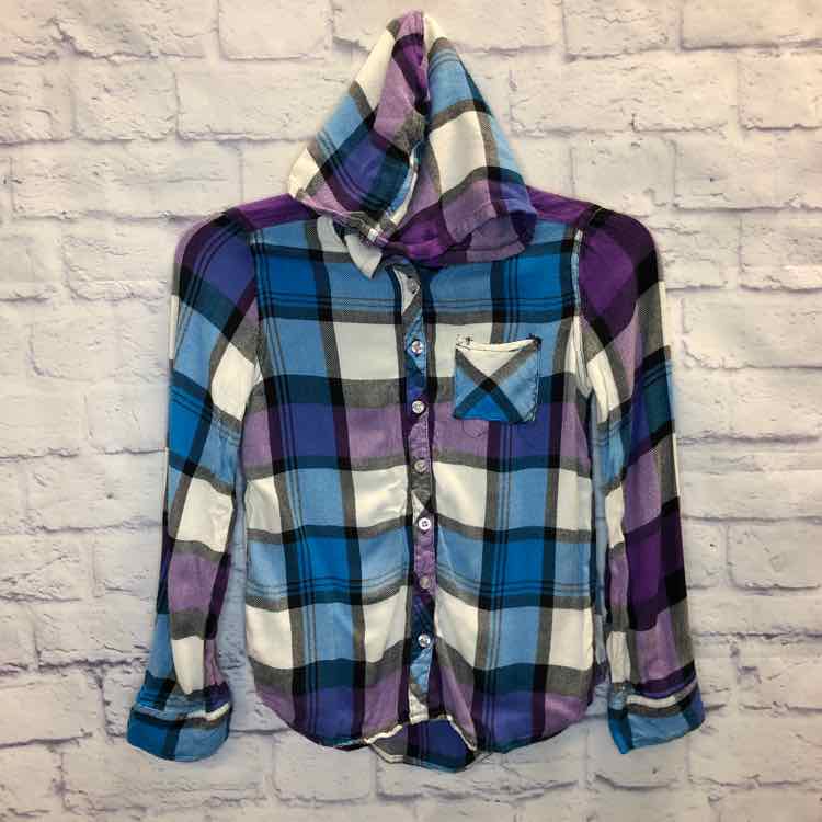 Justice Blue Size 12 Girl Polo or Button Down