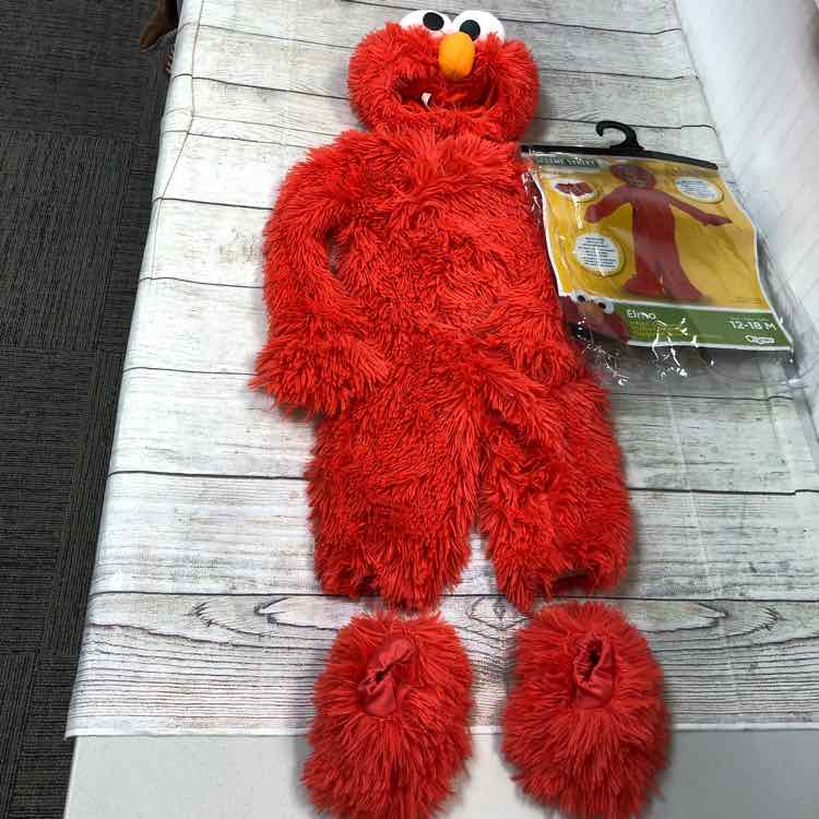 Disguise Red Size 12-18 months Elmo Halloween Costume