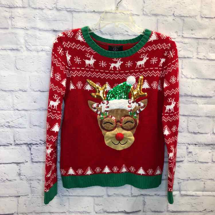 Its Our Time Red Size 16 Girls Sweater