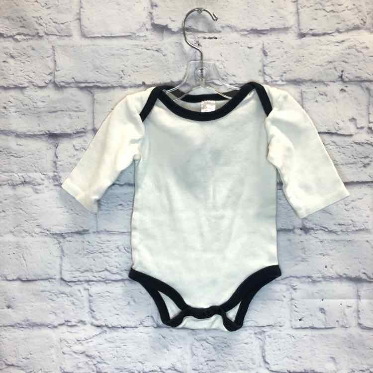 Baby Kiss White Size 6-9 Months Boys Bodysuit