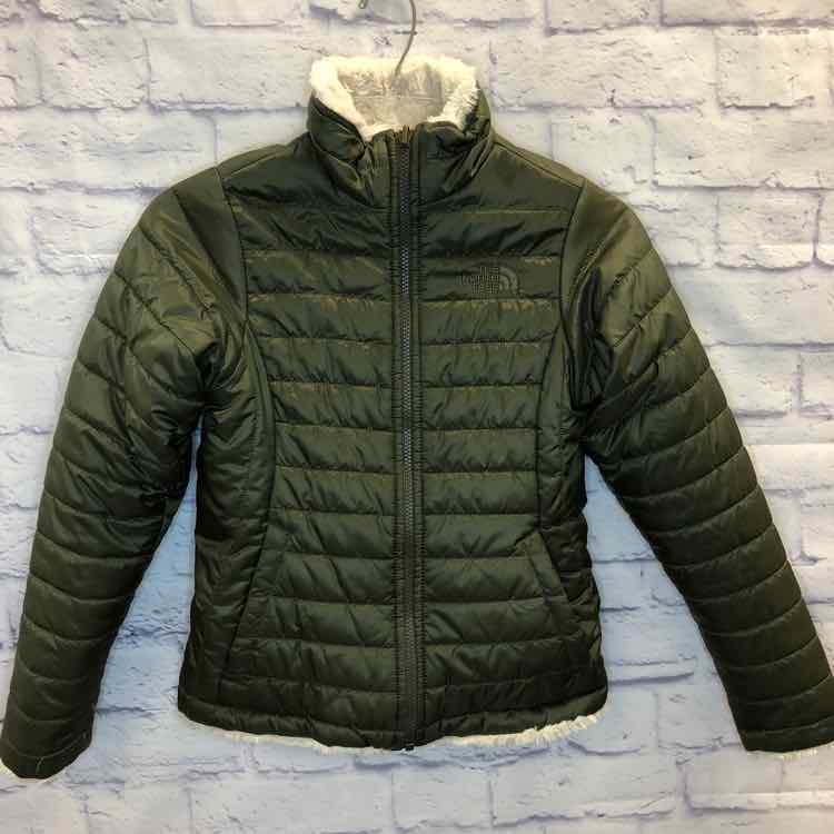 The North Face Dark Green Size 10 Girls Reversible Jacket