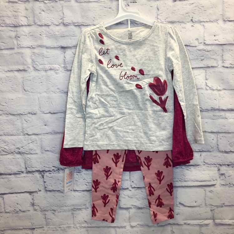 Just One You Pink Size 4T Girls 3 Piece Outfit