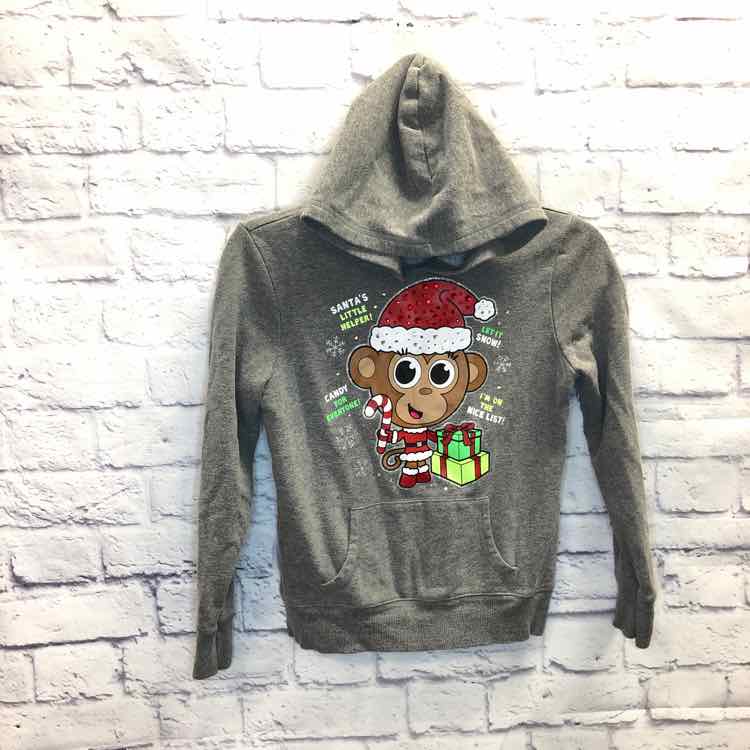 Justice Gray Size 10 Girls Sweatshirt/Hoodie
