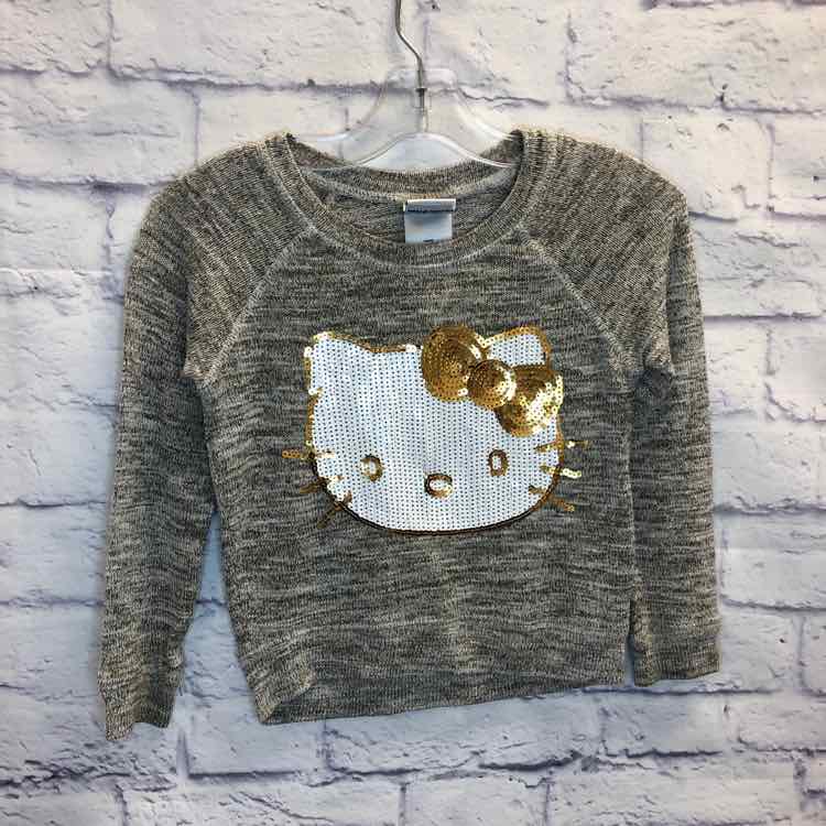 Hello Kitty Gray Size 4T Girls Sweater