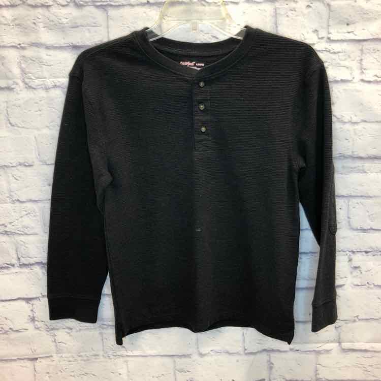 Cat & Jack Black Size 10 Boys Long Sleeve Shirt