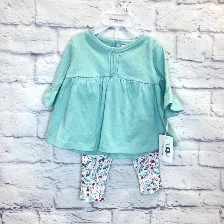 Emporio Baby Green Size 6-9 Months Girls 2 Piece Outfit