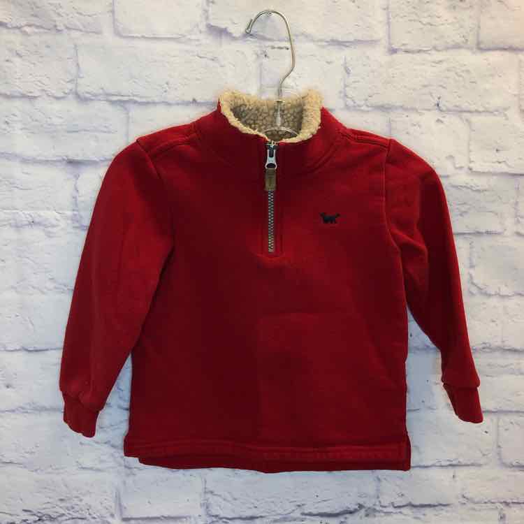 Carters Red Size 4T Boys Sweatshirts/Hoodie