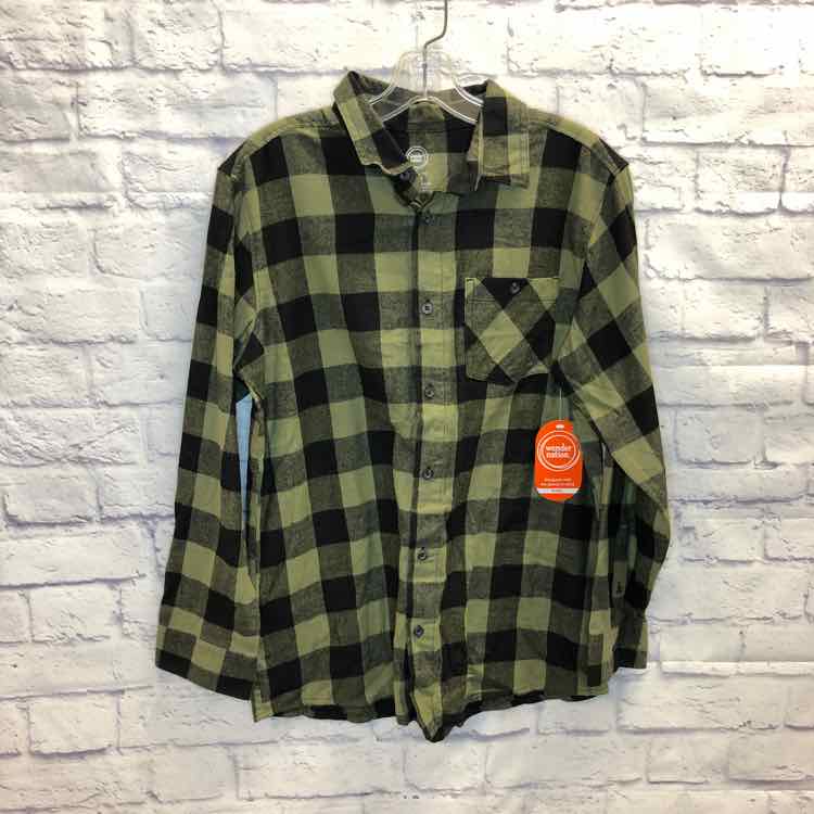 Wonder Nation Green Size 14H Boy Polo or Button Down