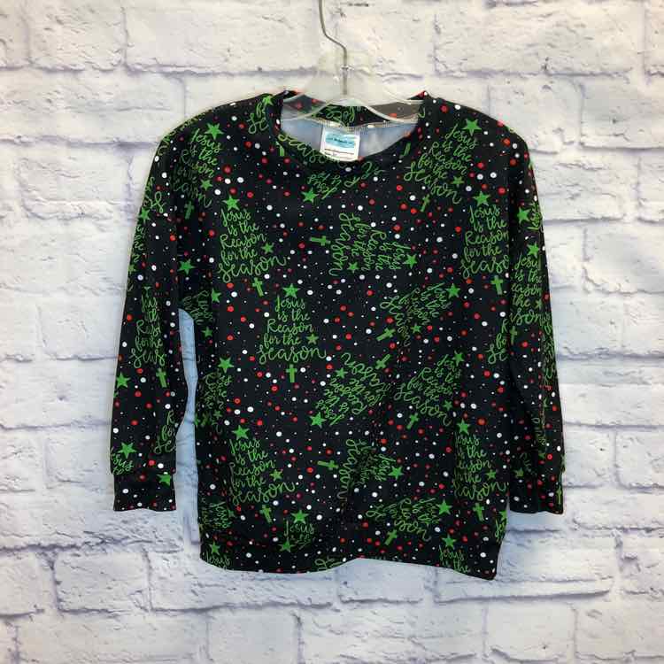 Ellie Lynne Co Black Size 6 Girls Long Sleeve Shirt