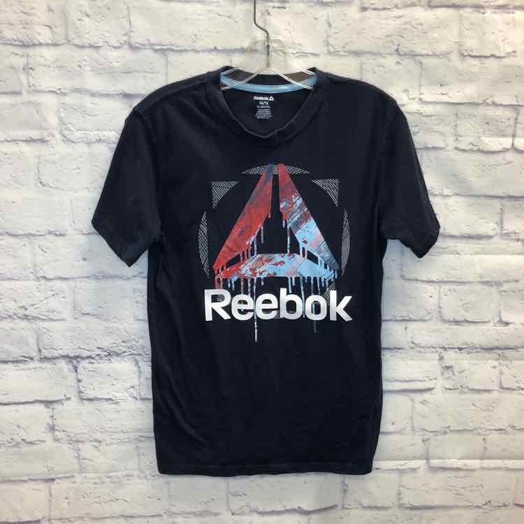 Reebok Navy Size 14 Boys Short Sleeve Shirt