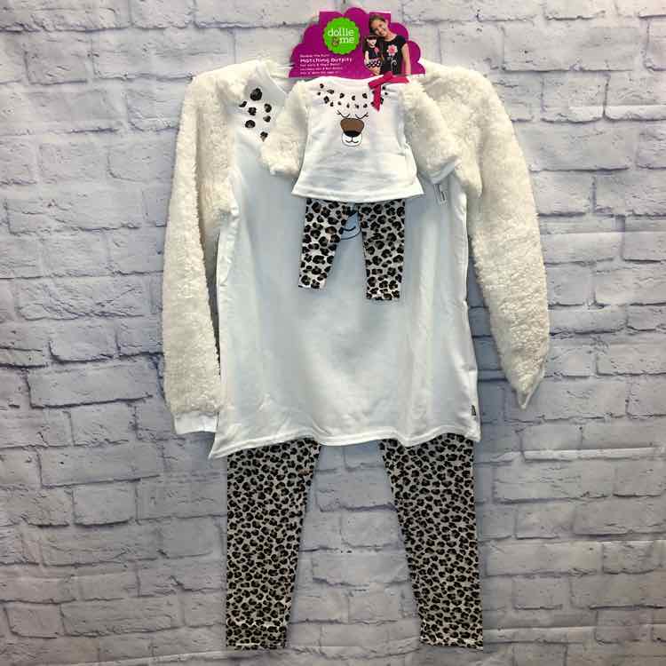 Dollie & Me White Size 14 Girls 4 Piece Outfit
