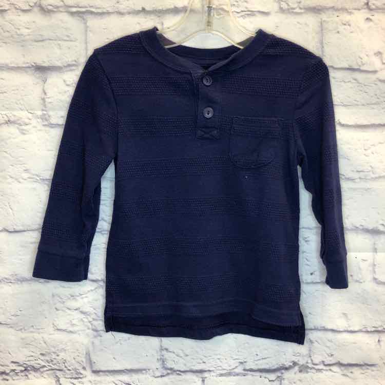 Cat & Jack Navy Size 18 Months Boys Long Sleeve Shirt