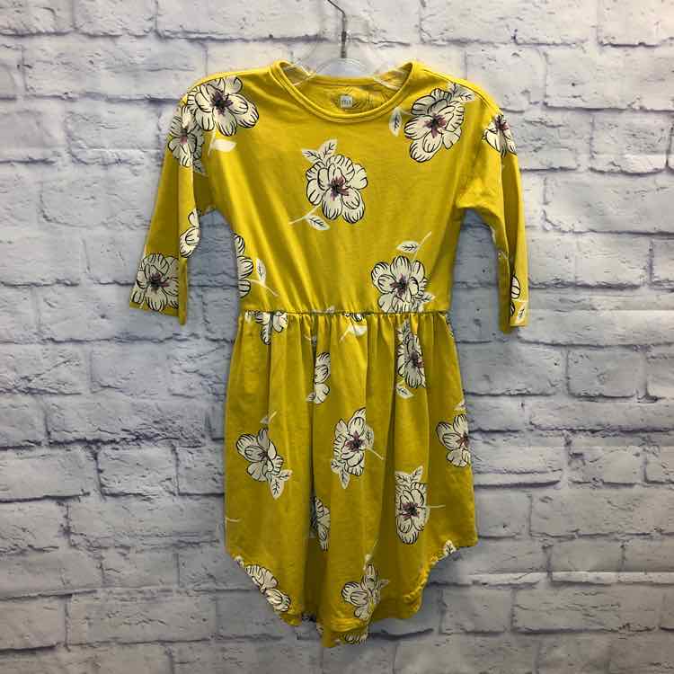 Tea Yellow Size 6 Girls Dress