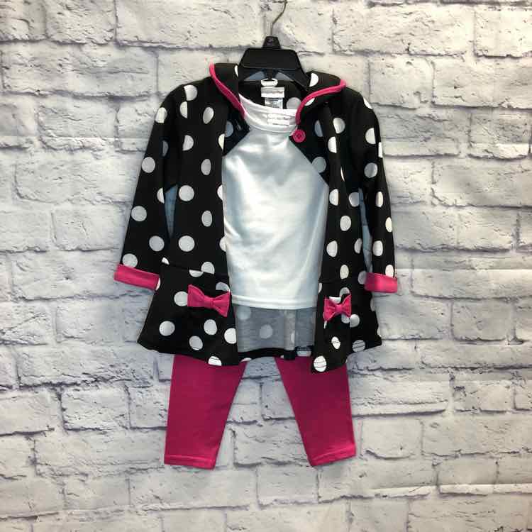 Sweet Heart Rose Black Size 24 Months Girls 3 Piece Outfit