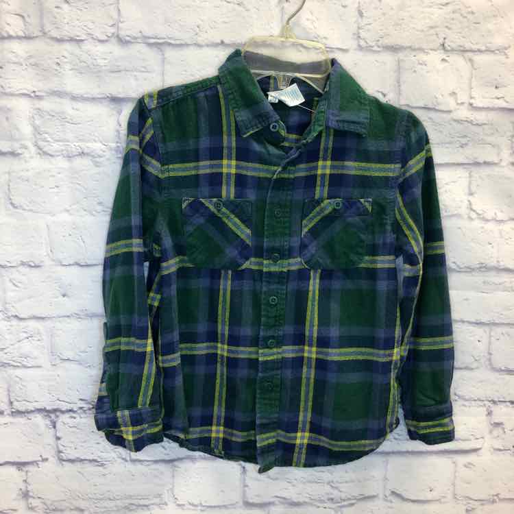 Thereabouts Plaid Size 8 Boy Polo or Button Down