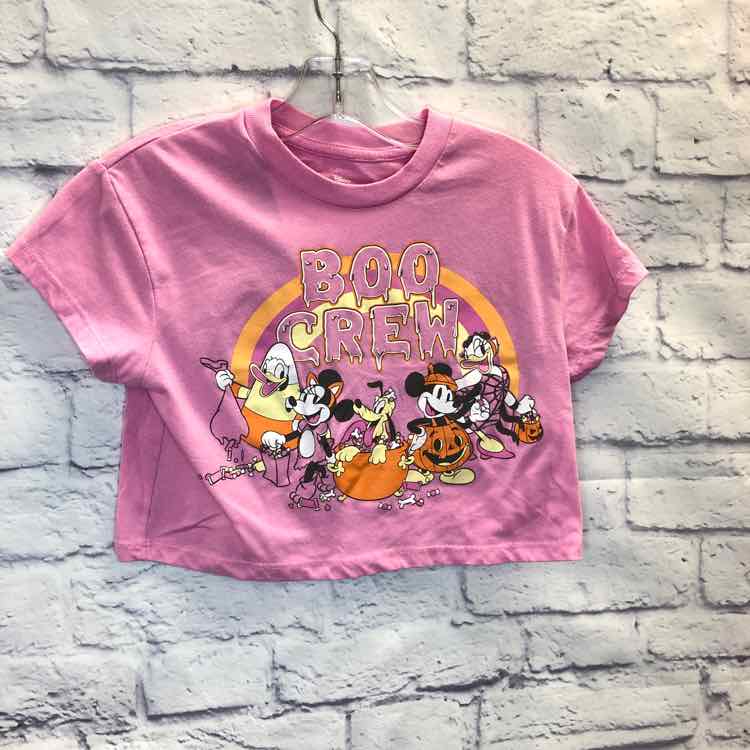 Mickey Pink Size 4T Girls Short Sleeve Shirt