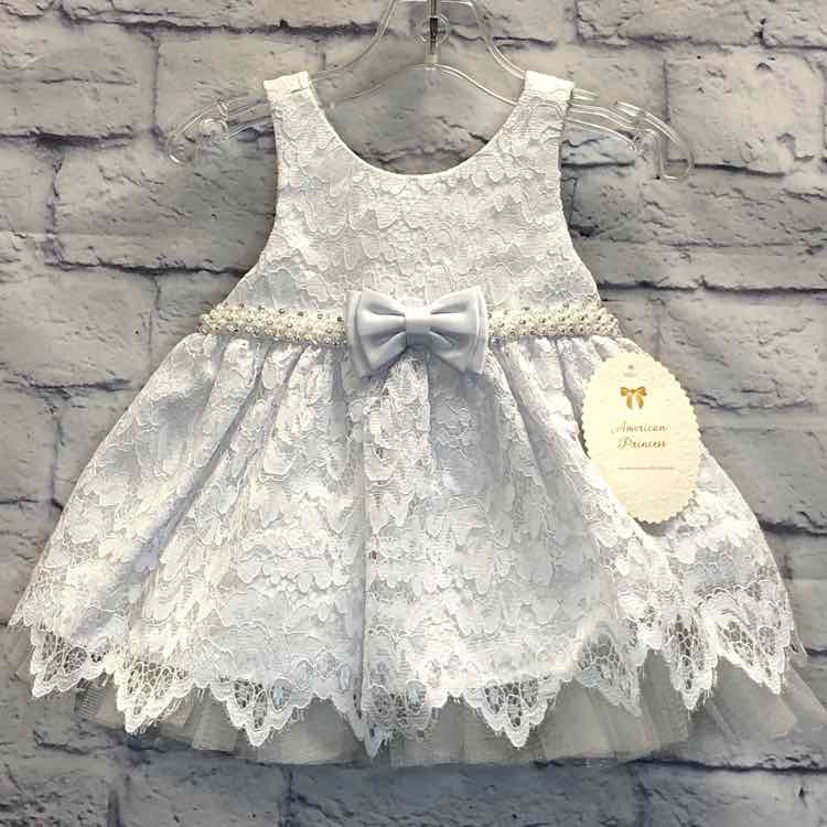 American Princess White Size 12 Months Girls Dress