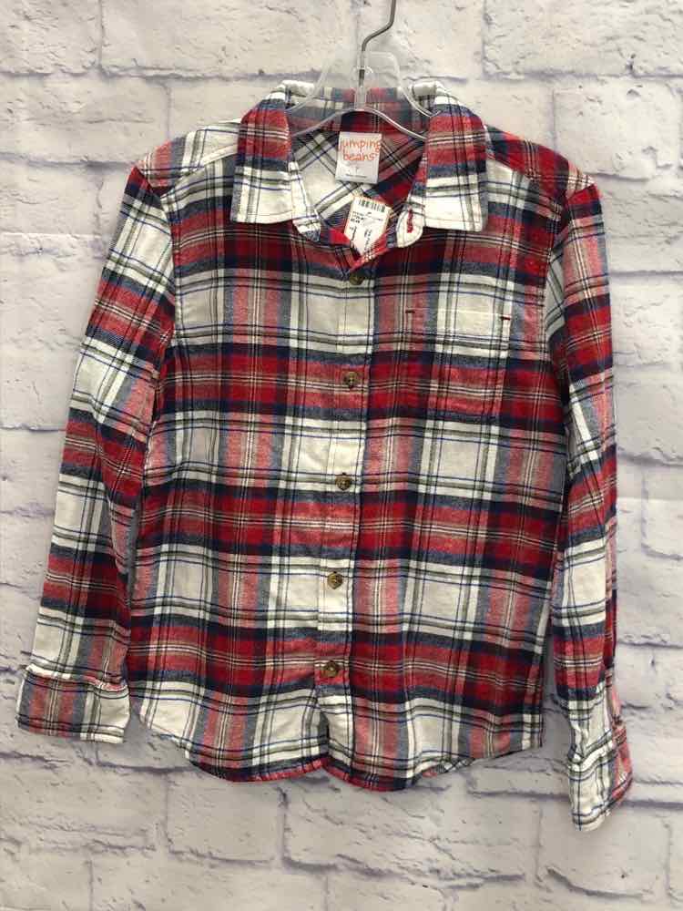 Jumping Beans Plaid Size 7 Boy Polo or Button Down