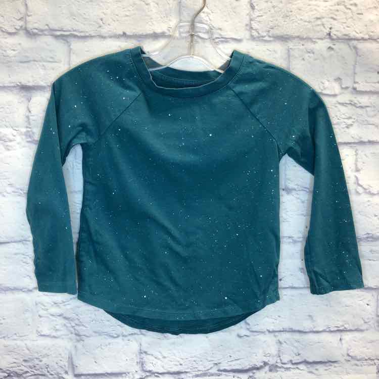 Cat & Jack Green Size 4T Girls Long Sleeve Shirt