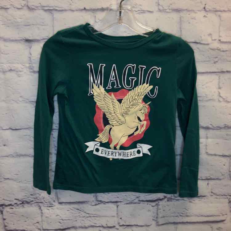 Old Navy Green Size 5 Girls Long Sleeve Shirt