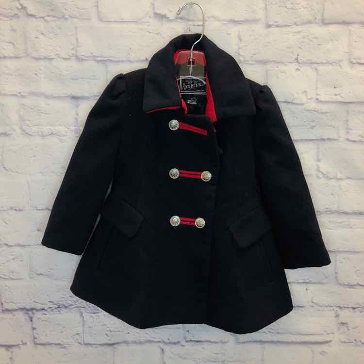 Rothschild Navy Size 2T Girls Coat/Jacket