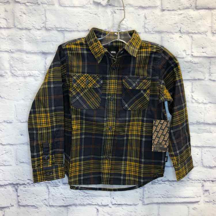 Vans Plaid Size 5 Boy Polo or Button Down