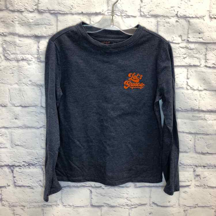 Cat & Jack Navy Size 8 Boys Long Sleeve Shirt