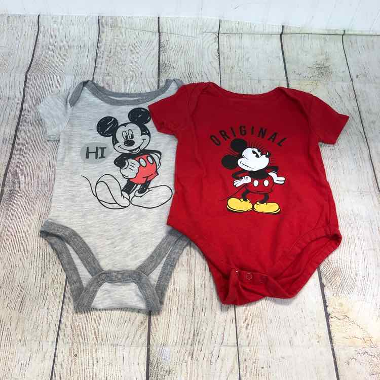 Disney Red Size 6-9 Months Boys Bodysuit