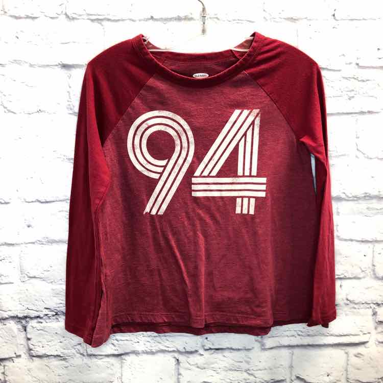 Old Navy Red Size 8 Girls Long Sleeve Shirt